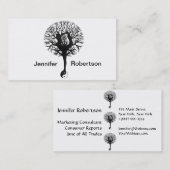 Uw in controle, in balans en harmonie visitekaartje (Voorkant / Achterkant)