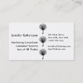 Uw in controle, in balans en harmonie visitekaartje (Achterkant)