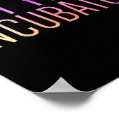 Uw incubator Pro Choice Vrouwenrechten Feminist Poster (Hoek)