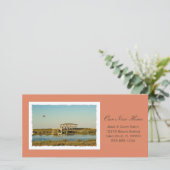 Uw ingelijste nieuwe thuis foto aangepast nieuw ad aankondiging (Staand voorkant)