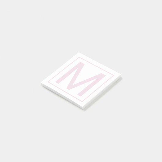 Uw Initiaal | In blok Post-it® Notes (Schuin)