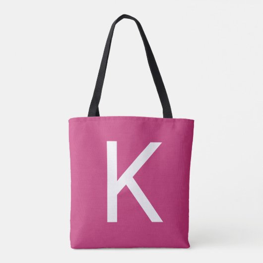 Uw Initiaal Tote Bag (Achterkant)