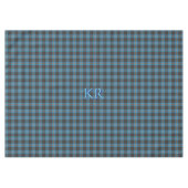 Uw initialen op Angus District Ancient tartan Tafelkleed (Voorkant (Horizontaal))