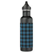 Uw initialen op Angus District Ancient tartan Waterfles (Rechts)