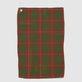 Uw initialen op Bruce Clan tartan Golfhanddoek (Voorkant)