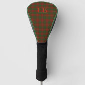Uw initialen op Bruce Clan tartan Golfheadcover (Voorkant)