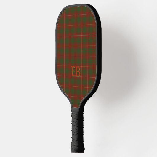 Uw initialen op Bruce Clan tartan Pickleball Paddle (Links)