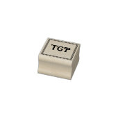 Uw Initialen Rubberstempel (Stempel)