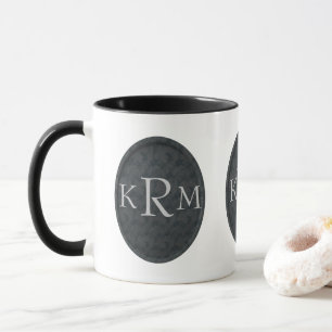 Uw initials monogram personaliseren mok