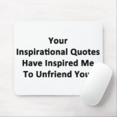 Uw Inspirerend offertes Muismat (Met muis)