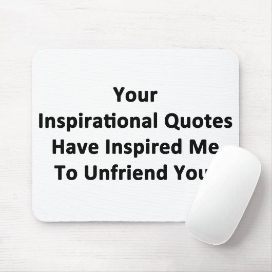 Uw Inspirerend offertes Muismat (Met muis)