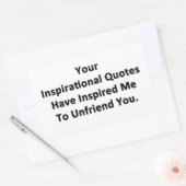 Uw Inspirerend offertes Rechthoekige Sticker (Envelop)