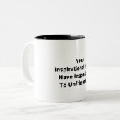 Uw Inspirerend offertes Tweekleurige Koffiemok (Voorkant links)