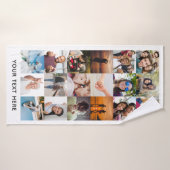 UW Instagram Foto's Kollage badhanddoek (Badhanddoek)