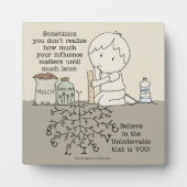 Uw invloed is van belang fotoplaat (Voorkant)