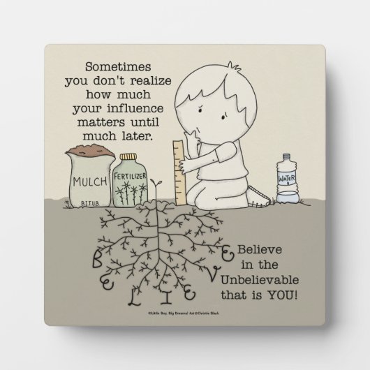 Uw invloed is van belang fotoplaat (Voorkant)