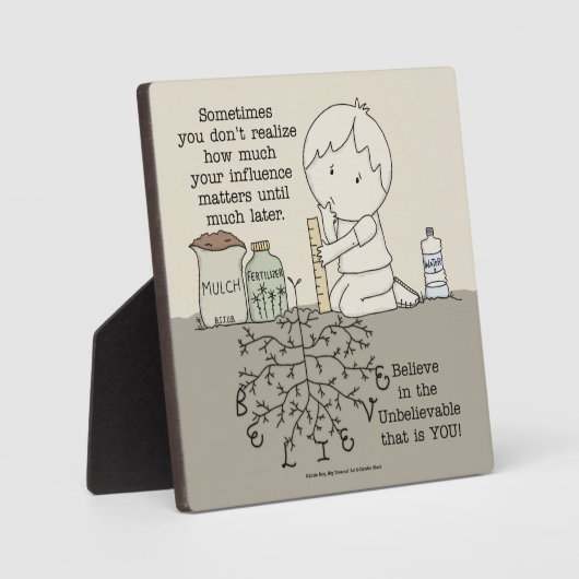 Uw invloed is van belang fotoplaat (Voorkant)