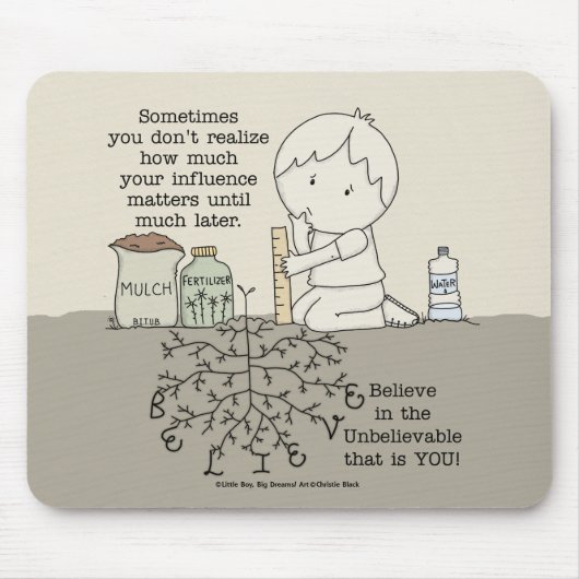 Uw invloed is van belang muismat (Voorkant)