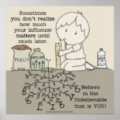 Uw invloed is van belang poster (Voorkant)