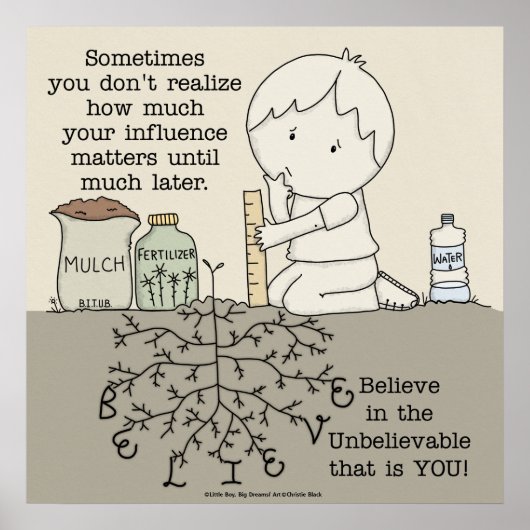 Uw invloed is van belang poster (Voorkant)