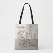 Uw invloed is van belang tote bag (Voorkant)