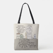 Uw invloed is van belang tote bag (Achterkant)