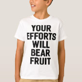 Uw inzet zal Beer Fruit Motivation and Goals T-shirt (Voorkant)