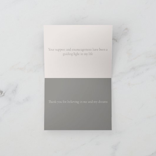 Uw inzicht wordt echt gewaardeerd bedankkaart (Binnen)