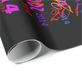  uw jaar regenboogextravaganza cadeaupapier (Rol Hoek)