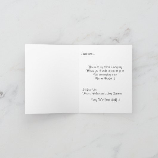 Uw Kaart met kerstfeestdag (Binnen)