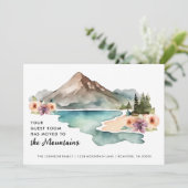 Uw kamer heeft verhuisde bergen aankondiging (Staand voorkant)