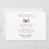 Uw kamer heeft verhuisde bergen aankondiging (Achterkant)