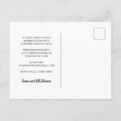 Uw kamer verhuisde Blush en Blauwgroen Mountains A Aankondigingskaart (Achterkant)