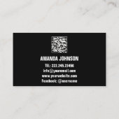 UW KANAAL NAAM YOUTUBER SUSCRIBE GOLDEN VISITEKAARTJE (Achterkant)