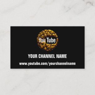 UW KANAAL NAAM YOUTUBER SUSCRIBE GOLDEN VISITEKAARTJE