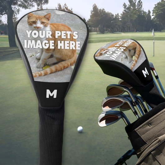 Uw Kat Foto Golf Head Hoesje Golfheadcover
