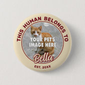 Uw Kat Foto Pin-Back Button (Voorkant)