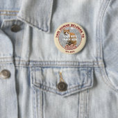 Uw Kat Foto Pin-Back Button (In situ)