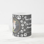 Uw Kat Foto's Memorial verfdrukken op zwarte Mok (Voorkant links)