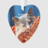 UW Kat of Hond FOTO Gepersonaliseerde Acryl Ornament (voorkant)
