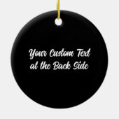 Uw katfoto keramisch ornament (Achterkant)