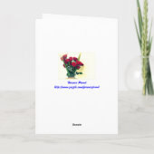 Uw Kat's Meow Retro Valentijn Card Feestdagen Kaart (Achterkant)