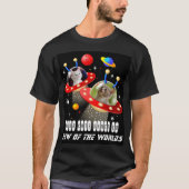 Uw katten in een Alien Spaceship UFO Sci Fi film T-shirt (Voorkant)