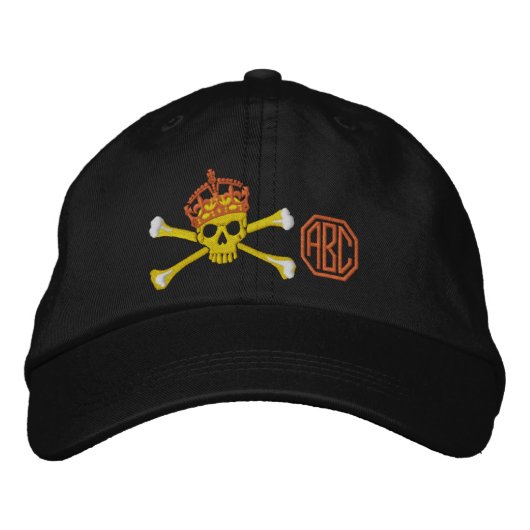 Uw "Keep Calm Crossbones Skull Monogram" Pet (Voorkant)