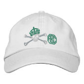 Uw "Keep Calm Crossbones Skull Monogram" Pet (Voorkant)