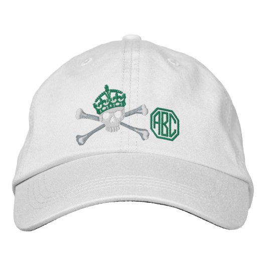 Uw "Keep Calm Crossbones Skull Monogram" Pet (Voorkant)