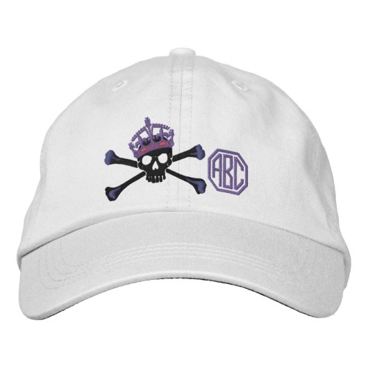 Uw "Keep Calm Crossbones Skull Monogram" Pet (Voorkant)