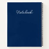 Uw kenmerkende stijl: 8.5"x 11"gemerkte Notitieboe Notitieboek (Achterkant)