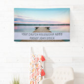 Uw kerk Fellowship Lake Dock Sky Banner (Insitu)