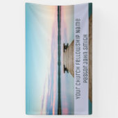Uw kerk Fellowship Lake Dock Sky Banner (Verticaal)